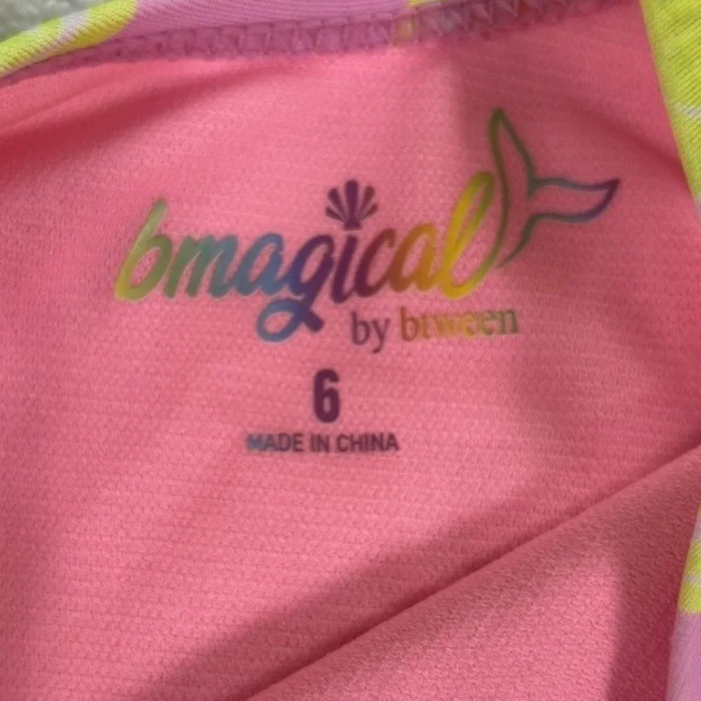 Bmagical One Piece Swimsuit Girls 6 Pink Citrus Fruit Summer Beach Vacation Cute